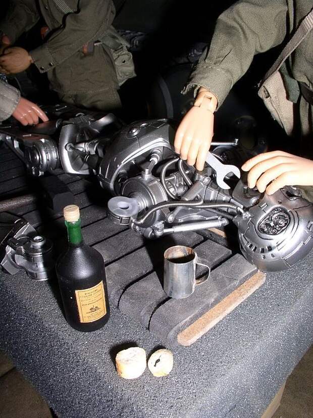 куклы, миниатюра, терминатор