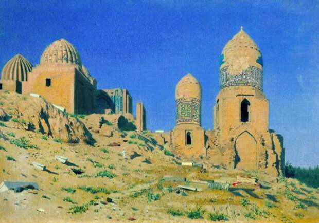 Памятник средневековой архитектуры в Самарканде. Памятник средневековой архитектуры в Самарканде.
