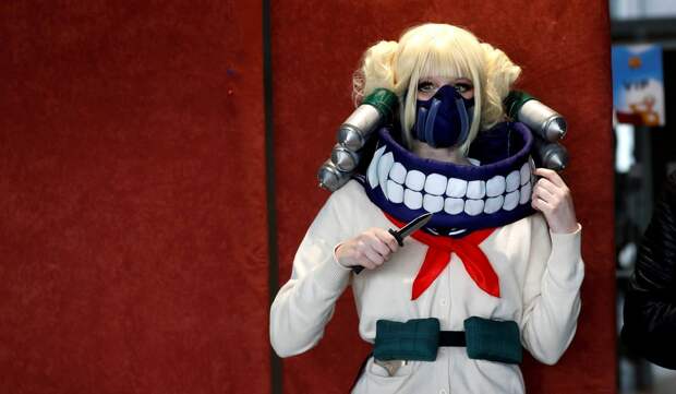 Посетители фестиваля Comic Con 2021 в Праге
