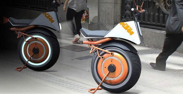 Представлен концепт электрического моноцикла - KTM Unicycle