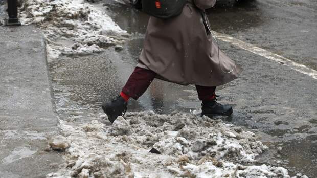 Слякоть и гололед ожидаются в Петербурге с 14 марта из-за резкого потепления