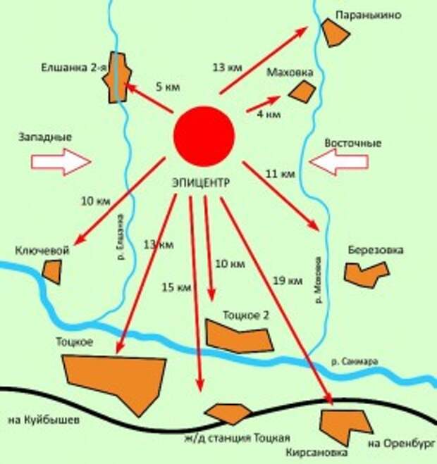 Тоцкое 2 карта со спутника