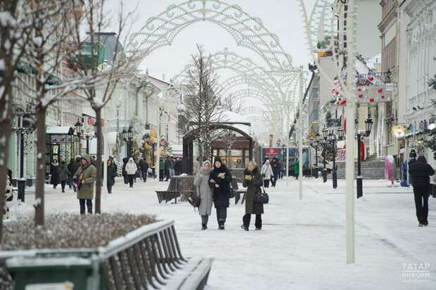 Яңа ел каникулларында Казанга 200 меңнән артык турист килгән