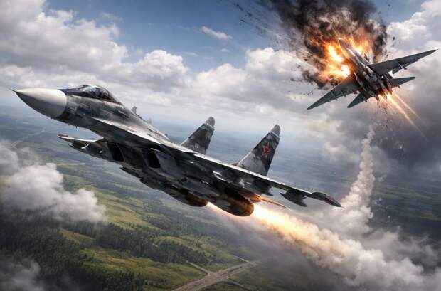 Русский летчик-ас сбил «призрака Киева» в воздушном бою в небе Донбасса