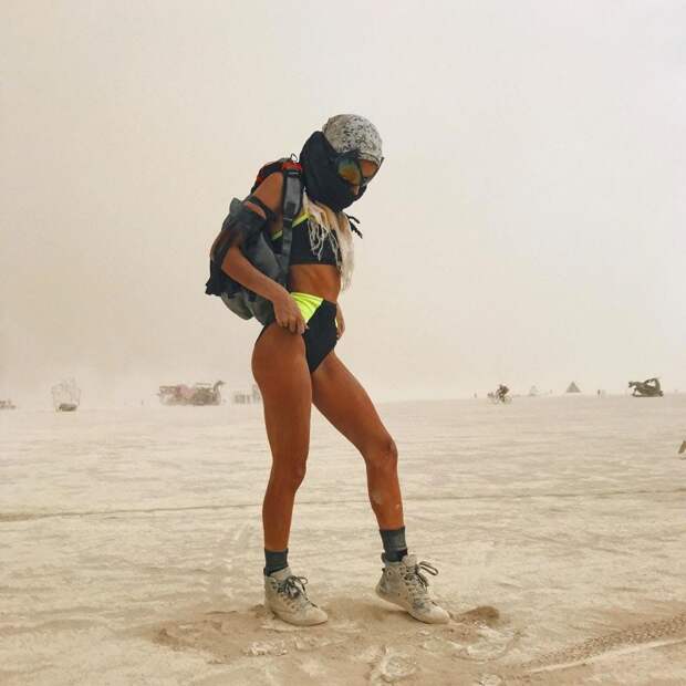 Самые сексуальные девушки фестиваля Burning Man 2017-29 фото-