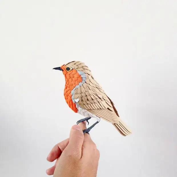 Невероятные бумажные птички от колумбийской художницы