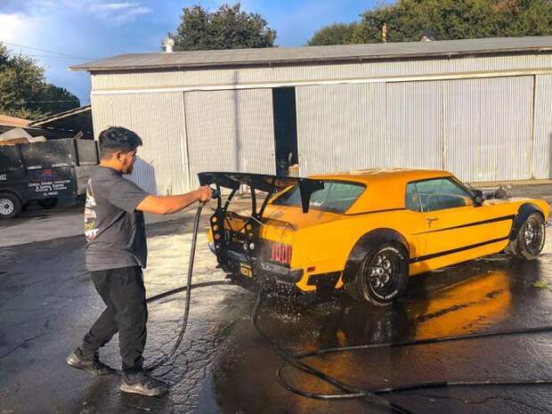 Классический Ford Mustang Twin-Turbo 1969 готов шокировать