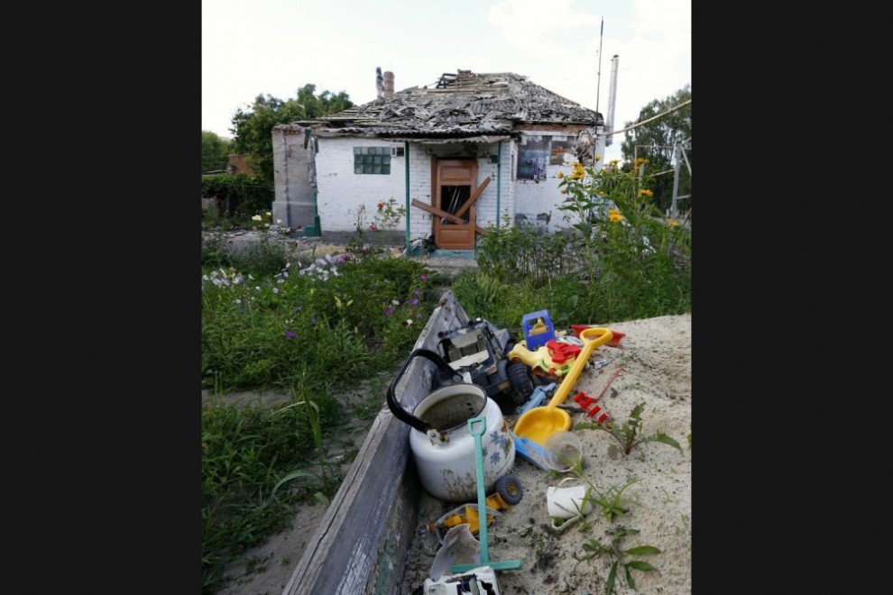 разрушения в Славянске