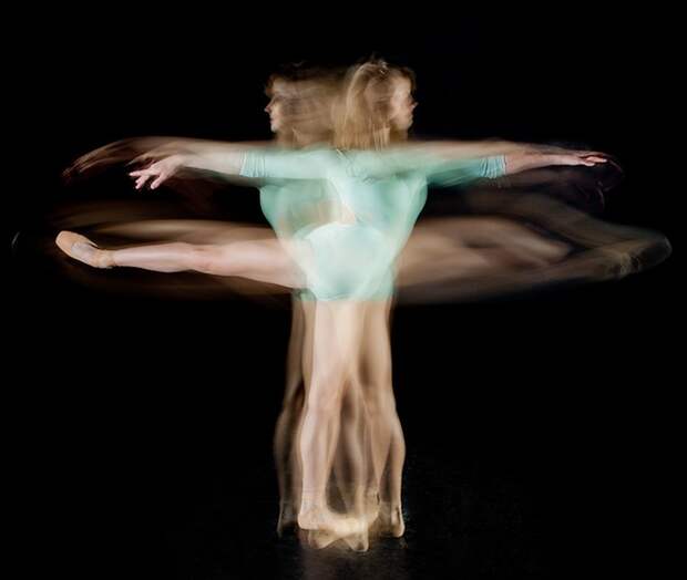 Фото балета длинная выдержка
