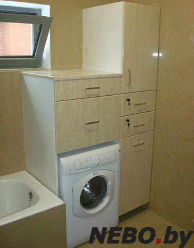 примеры шкафов для стиральной машины