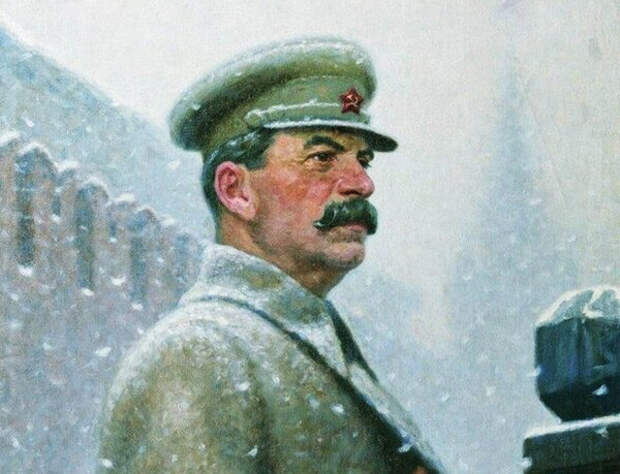 А. Лактионов. Речь товарища Сталина 7 ноября 1941 года. Фрагмент
