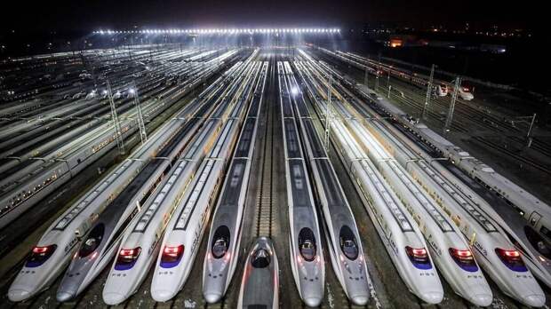 Современные поезда в Китае