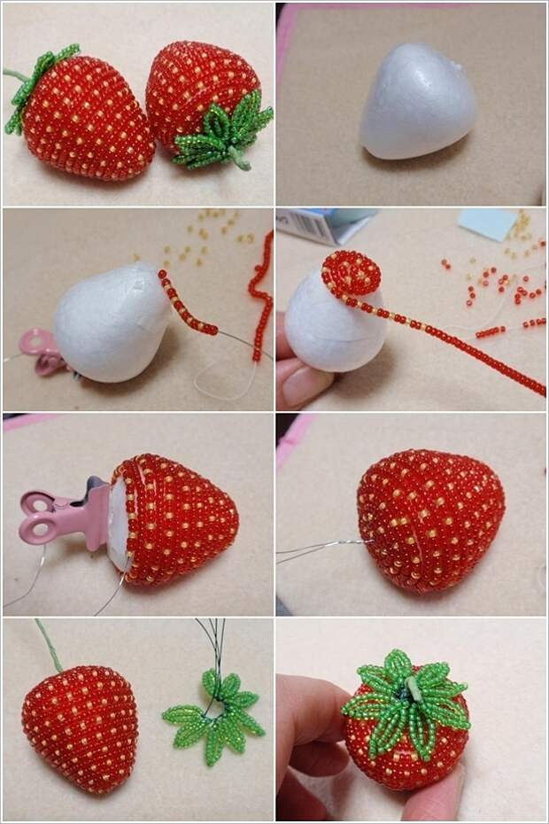 DIY bead strawberry02