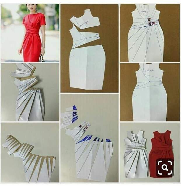 Моделирование платья со сложной драпировкой 0
