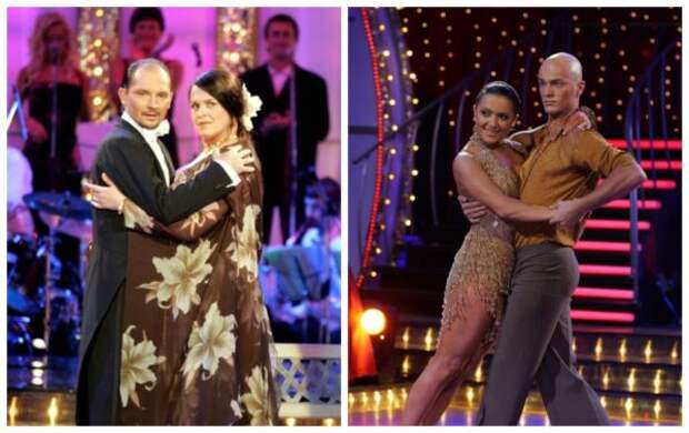 Руслана Писанка и Николай Коваленко, а также Наталья Могилевская и Влад Яма в первом сезоне шоу Танцы со звездами