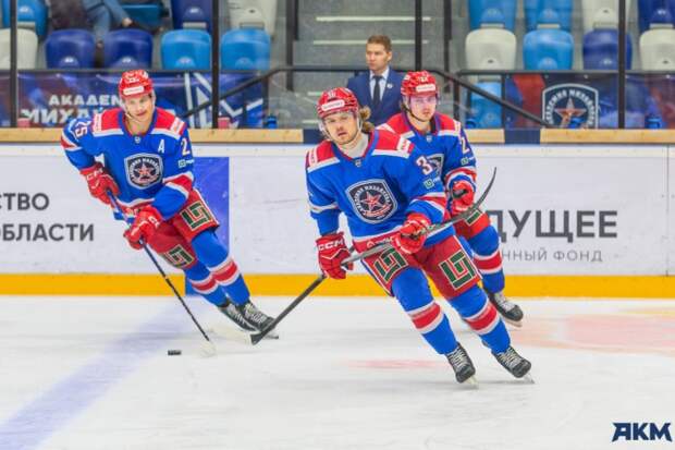 Стартовал матч тульского АКМ с петербургским СКА-ВМФ