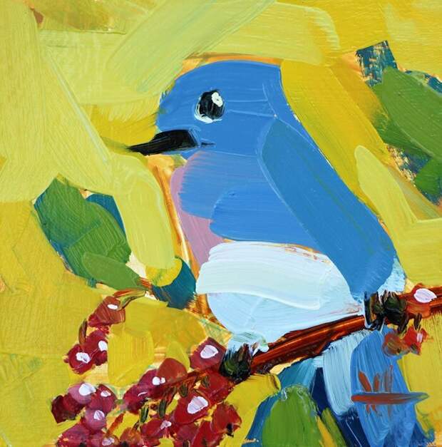 Райские птицы Анжелы Мултон Анжела Мултон, анимализм, интересно, искусство, красиво, птицы, творчество, художница