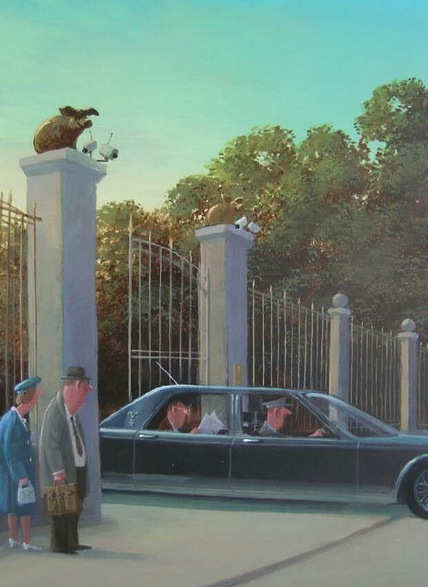 Карикатуры художника Герхарда Глюка 6