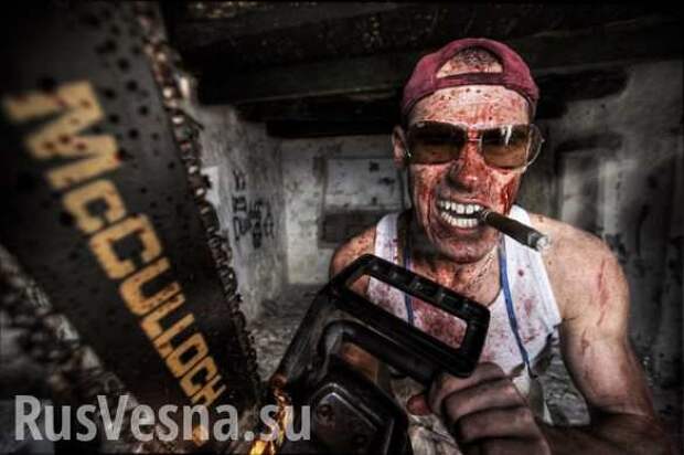 Шок: «ветераны» АТО с бензопилами против «титушек» с кольями в битве за «редут» блокады Донбасса (ВИДЕО) | Русская весна