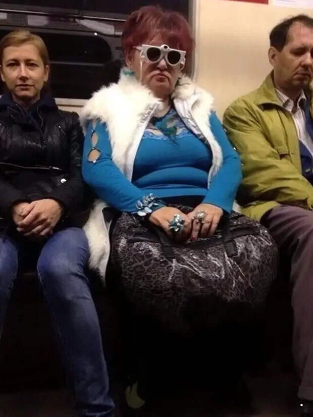 Странные и необычные пассажиры в метро
