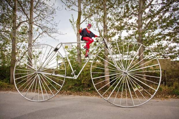 Самый большой пригодный для езды велосипед. Фото: Guinness World Records