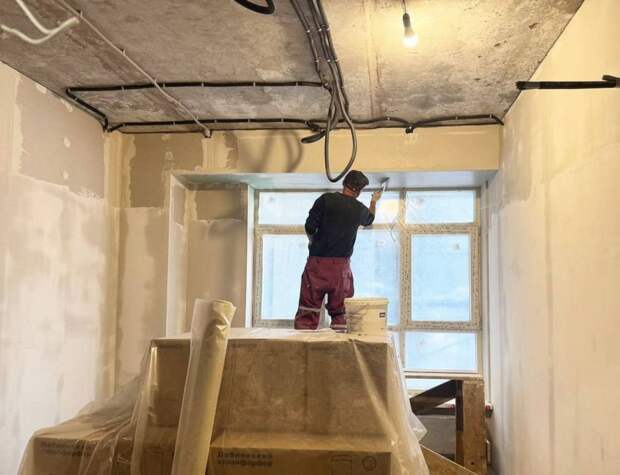 Тульские специалисты восстанавливают Центр социальной реабилитации в Мариуполе