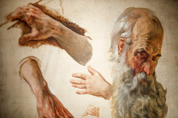 Работа на выставке «Карл Брюллов. Рим — Москва — Петербург»