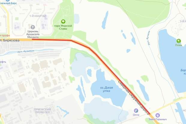 На Северной окружной в Рязани временно отключат искусственное освещение