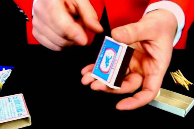 Фокусы со спичечным коробком