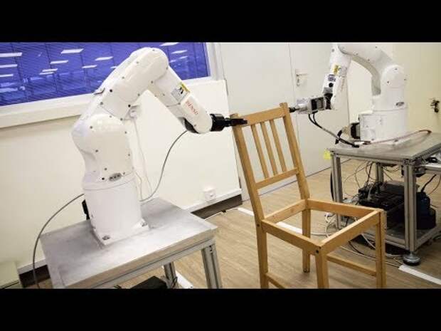 Роботы против людей: сборка стула из IKEA