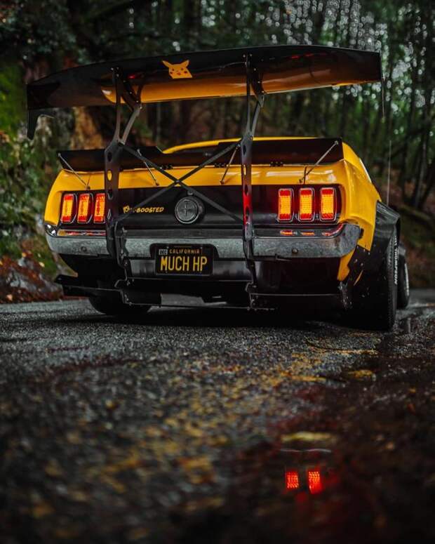 Классический Ford Mustang Twin-Turbo 1969 готов шокировать