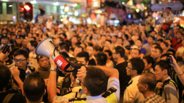 Полиция Гонконга арестовала 45 участников акций протеста
