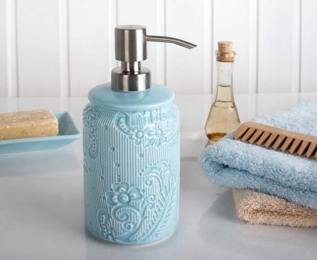 На жидком мыле не будут скапливаться бактерии. / Фото: domhor.ru