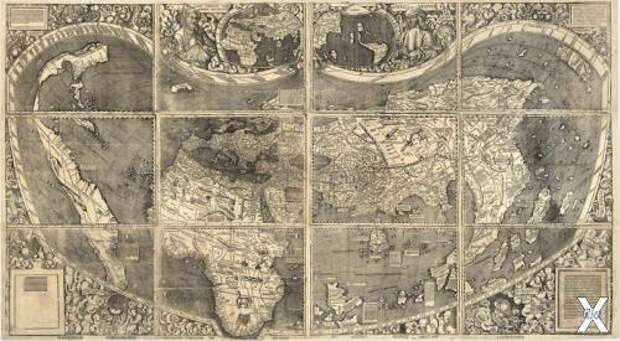 Карта Пири Рейса поражает совпадениями с современными очертаниями южноамериканского материка