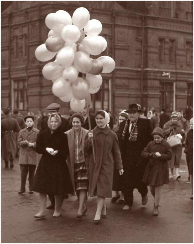 Москва и москвичи на фотографиях Виталия Гуменюка.  1956-1959 г