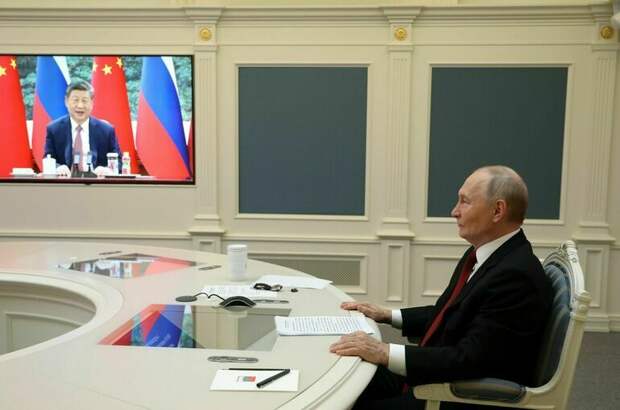 Путин поговорил с Си Цзиньпином по видеосвязи