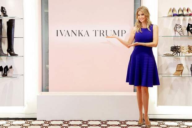 Иванка Трамп на открытии бутика своего бренда