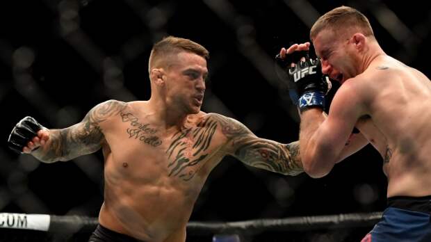 Dustin Poirier and Justin Gaethje