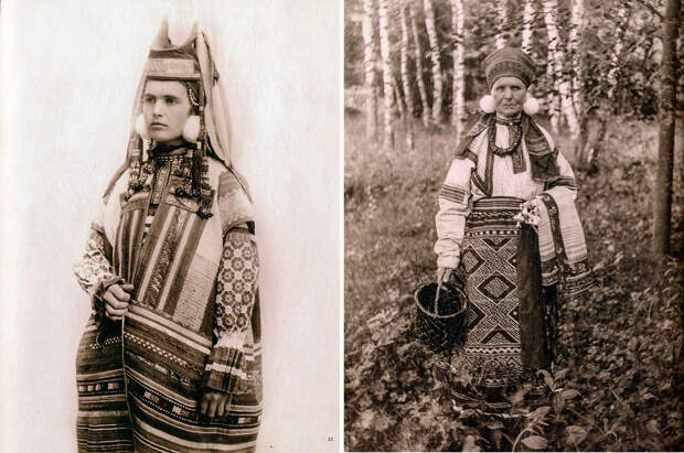 Народные женские костюмы разных губерний Российской Империи (ФОТО)