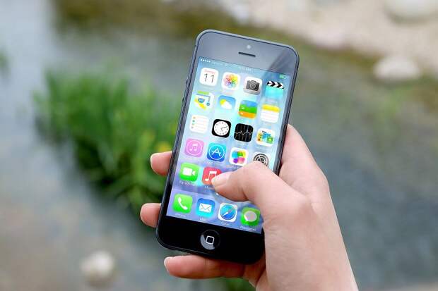 Iphone, Рука, Экран, Смартфон, Apps, Мобильный Телефон