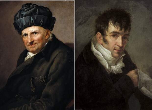 Иоганн Иоахим Шпалдинг в домашнем халате. / Мужской портрет. (1810 год). Холст масло. 68.5 х 53.5 cм. Художник: Anton Graff.