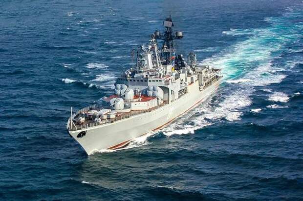 Сайт Avia.pro: российский корабль «Североморск» помешал учениям НАТО в Норвежском море