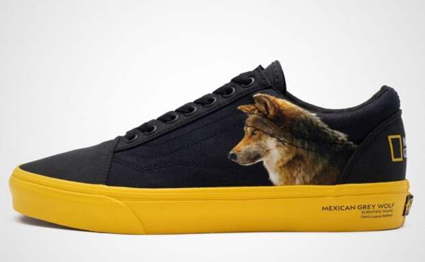 Новые кроссовки Vans получат дизайн от National Geographic