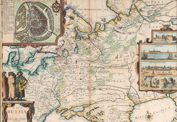 Редкая английская карта России XVII века станет топ-лотом аукциона в Петербурге
