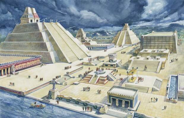 Бассейн в Колизее и белоснежные пирамиды: как выглядели великие памятники в древности