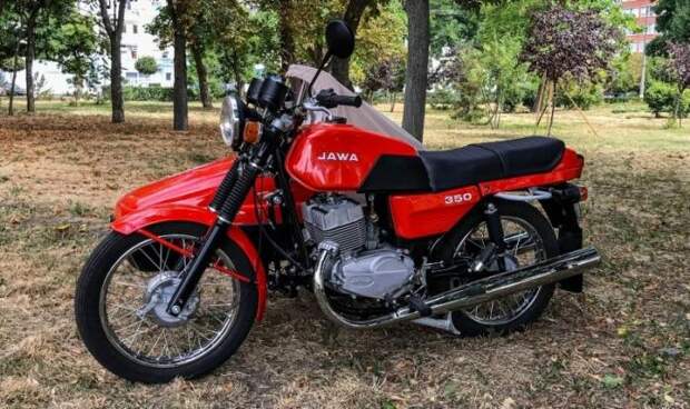 Jawa-350 с коляской 1990 года выпуска после реставрации
