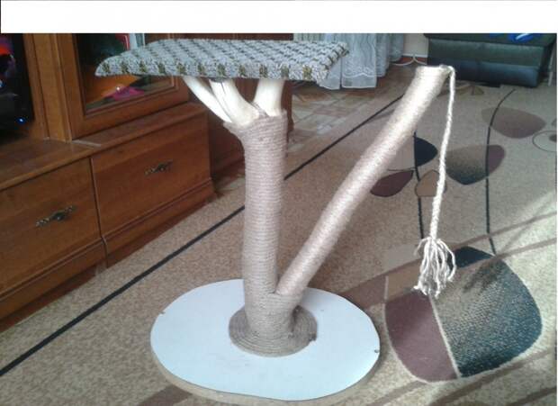 Рукожопим когтеточку любимому домашнему питомцу Рукожопим когтеточку любимому домашнему питомцу животные, коты, своими руками, сделай сам