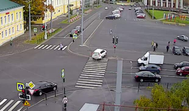 Стало известно, кто грубо нарушил ПДД в центре Петрозаводска