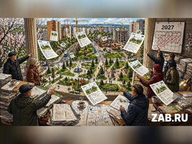 Читинцы выбирают, какой сквер спасти от запустения в 2027 году