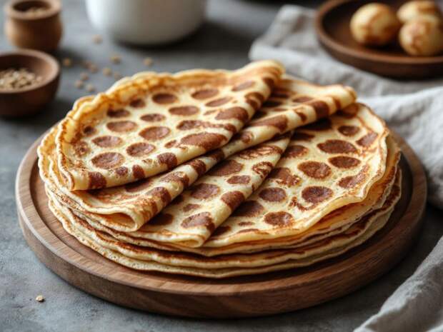 Масленица в пятнышко: леопардовые блины, которые готовятся за 5 минут